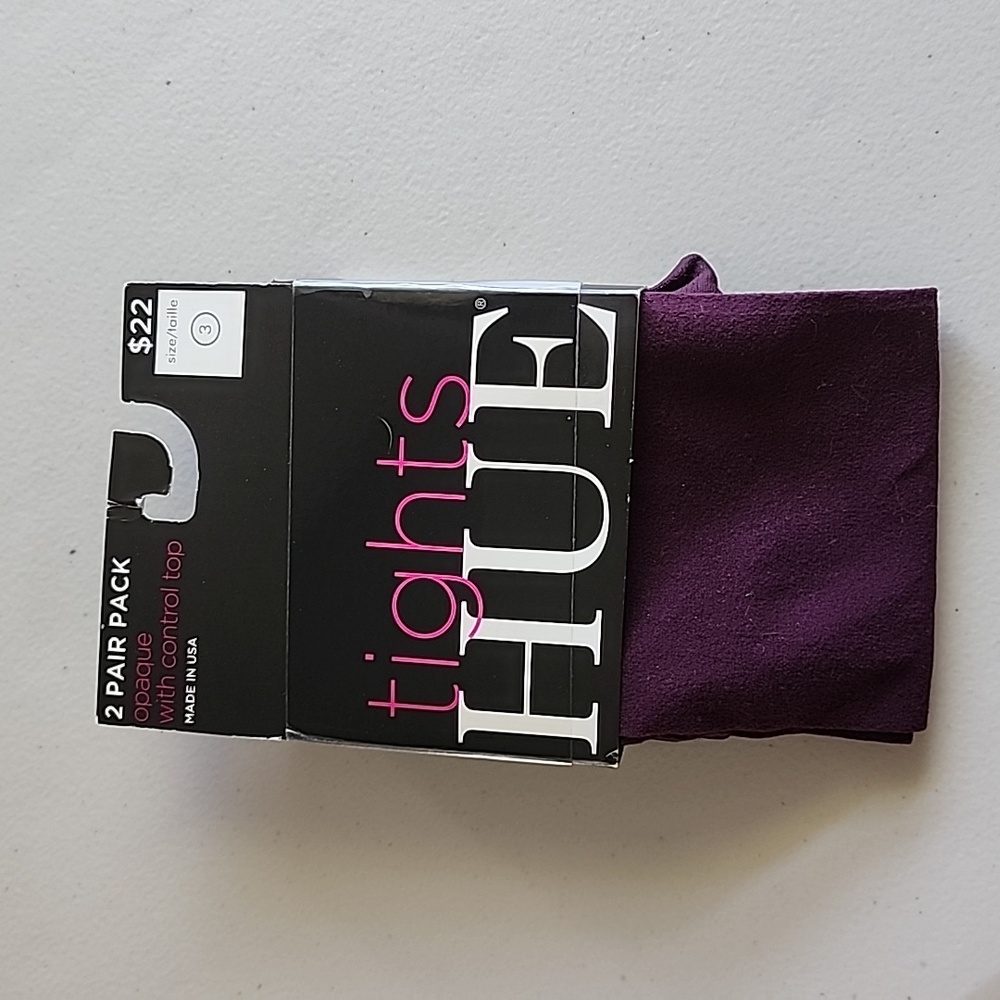Burgundy tights NWT